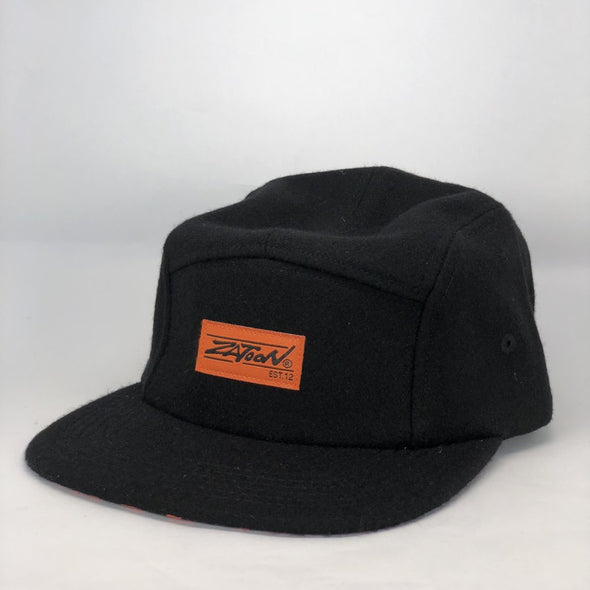 Zatoon 5-Panel (Wool Black) Hat