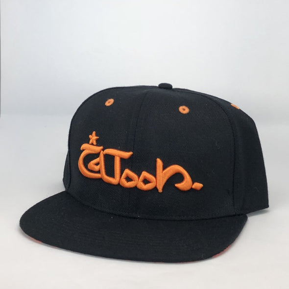 Zatoon Calligraphy 6-Panel (Black) Hat
